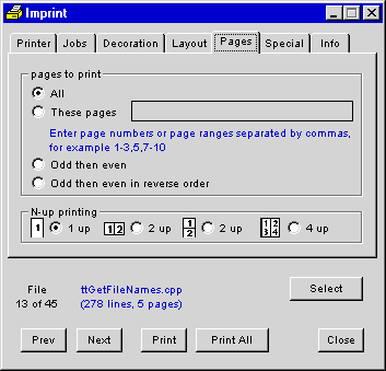 Pages Panel