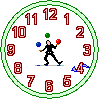 juggler clock